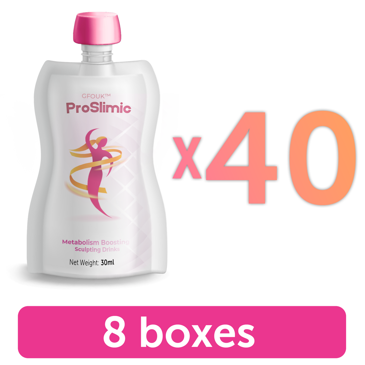 GFOUK® ProSlimic Metabolism Boosting Sculpting Drinks 🍑 Made in the USA 🇺🇸