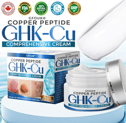 GFOUK® GHK-Cu Copper Peptide Comprehensive Cream 🇨🇦 Made in Canada (for Itching Skin, Redness, Eczema, Hyperpigmentation, Scar Reduction etc)