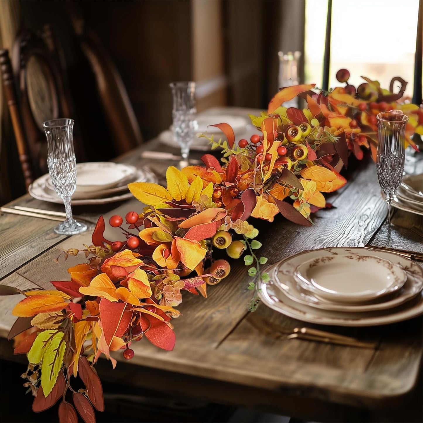 Artificial Cedar Garland 🎄 🇺🇸