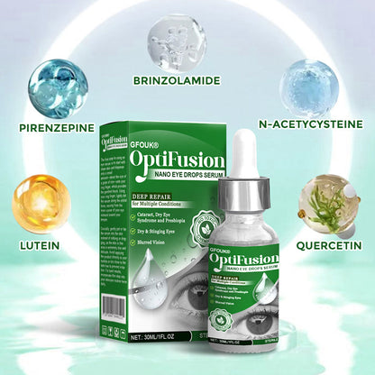 GFOUK® OptiFusion Nano Eye Drops Serum 🇨🇦🩺 Doctor Recommended (for Presbyopia, Cataracts, Glaucoma, Dry Eyes)