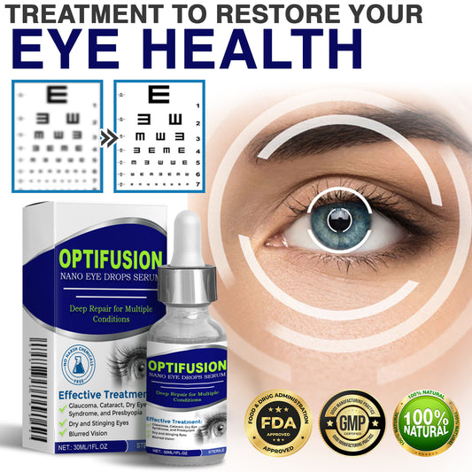 GFOUK® OptiFusion Nano Eye Drops Serum 🇨🇦🩺 Doctor Recommended (for Presbyopia, Cataracts, Glaucoma, Dry Eyes)
