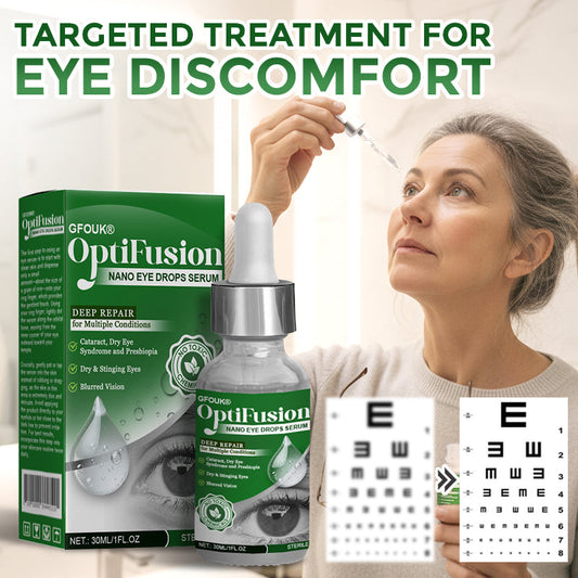 GFOUK® OptiFusion Nano Eye Drops Serum 🇨🇦🩺 Doctor Recommended (for Presbyopia, Cataracts, Glaucoma, Dry Eyes)