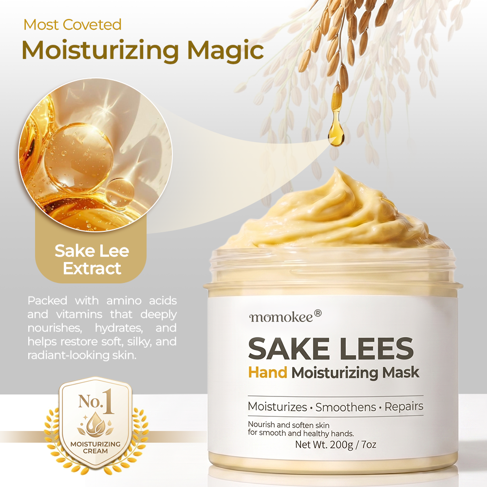 momokee® Sake Lees Hand Mask
