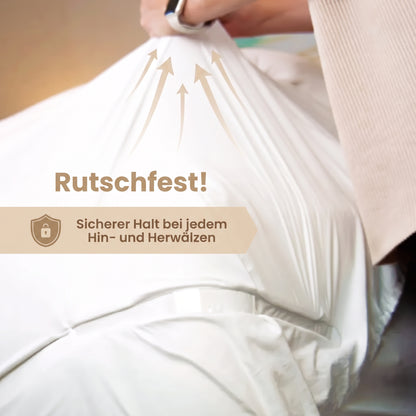 Mvqw® Spannbettlakenhalter mit sicherem Halt und unsichtbaren Befestigungsstreifen