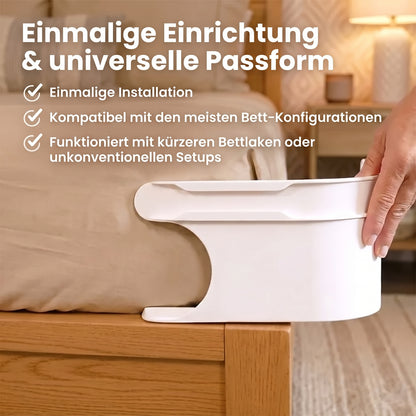 Mvqw® Spannbettlakenhalter mit sicherem Halt und unsichtbaren Befestigungsstreifen
