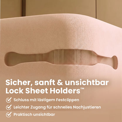 Mvqw® Spannbettlakenhalter mit sicherem Halt und unsichtbaren Befestigungsstreifen