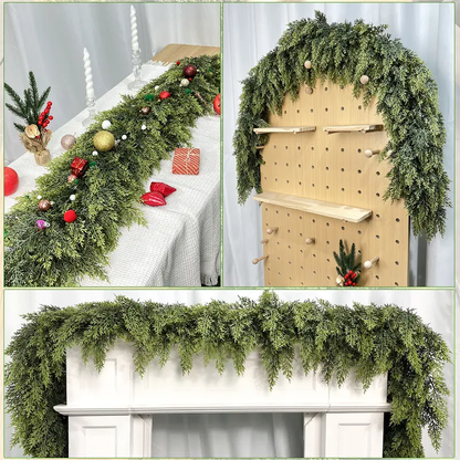 Artificial Cedar Garland 💕 🇺🇸